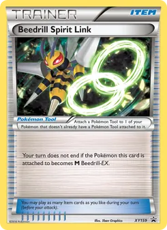 Beedrill Spirit Link card from XY Black Star Promos, number XY159/211