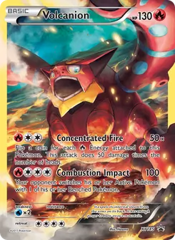 Volcanion card from XY Black Star Promos, number XY185/211