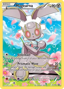 Magearna card from XY Black Star Promos, number XY186/211