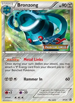 Bronzong card from XY Black Star Promos, number XY21/211
