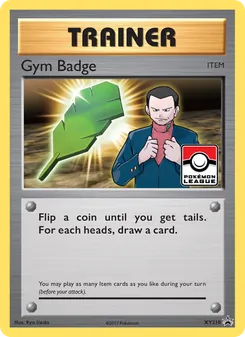 Gym Badge card from XY Black Star Promos, number XY210/211