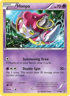 Hoopa card from XY Black Star Promos, number XY90/211