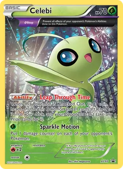 Celebi card from XY Black Star Promos, number XY93/211
