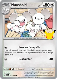 Carta Maushold de la expansión Celebración 30.º Aniversario, número 125/128