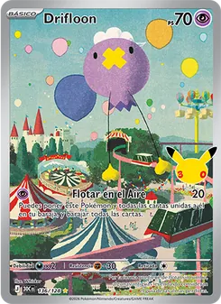 Carta Drifloon de la expansión Celebración 30.º Aniversario, número 136/128