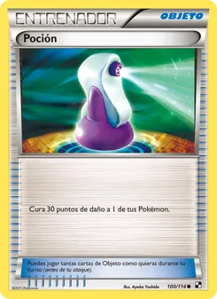 Carta Poción de la expansión Negro y Blanco, número 100/114