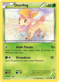 Carta Deerling de la expansión Negro y Blanco, número 13/114