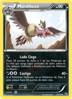 Carta Mandibuzz de la expansión Negro y Blanco, número 73/114