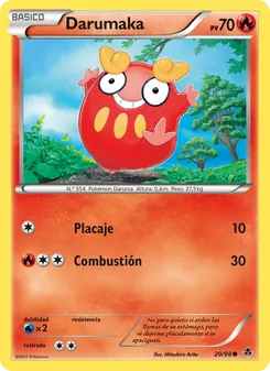 Carta Darumaka de la expansión Fuerzas Emergentes, número 20/98