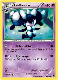 Carta Gothorita de la expansión Fuerzas Emergentes, número 45/98