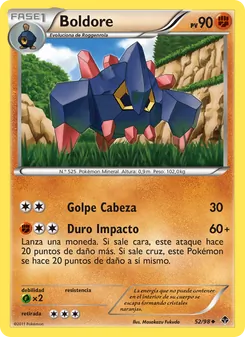 Carta Boldore de la expansión Fuerzas Emergentes, número 52/98