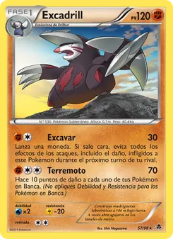 Carta Excadrill de la expansión Fuerzas Emergentes, número 57/98