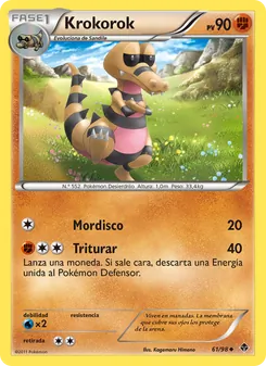 Carta Krokorok de la expansión Fuerzas Emergentes, número 61/98