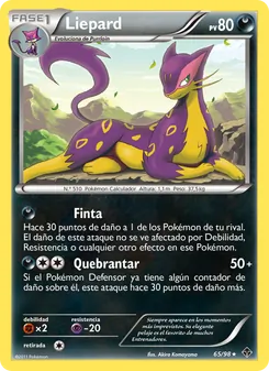 Carta Liepard de la expansión Fuerzas Emergentes, número 65/98
