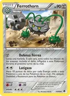 Carta Ferrothorn de la expansión Fuerzas Emergentes, número 73/98