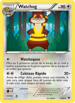 Carta Watchog de la expansión Fuerzas Emergentes, número 79/98