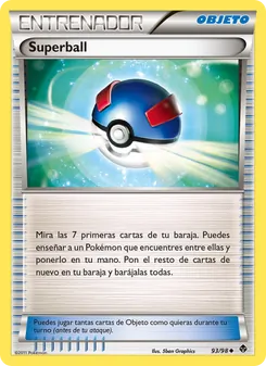 Carta Superball de la expansión Fuerzas Emergentes, número 93/98