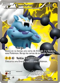 Carta Thundurus de la expansión Fuerzas Emergentes, número 97/98