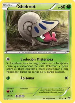 Carta Shelmet de la expansión Nobles Victorias, número 11/101