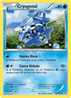 Carta Cryogonal de la expansión Nobles Victorias, número 32/101