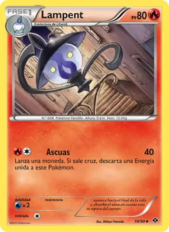 Carta Lampent de la expansión Próximos Destinos, número 19/99