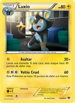 Carta Luxio de la expansión Próximos Destinos, número 44/99
