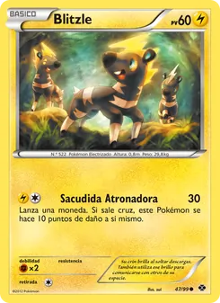 Carta Blitzle de la expansión Próximos Destinos, número 47/99
