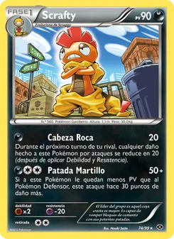 Carta Scrafty de la expansión Próximos Destinos, número 74/99