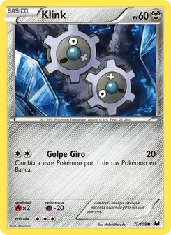 Carta Klink de la expansión Oscuros Exploradores, número 75/108