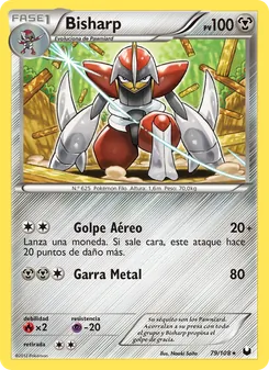 Carta Bisharp de la expansión Oscuros Exploradores, número 79/108