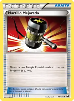 Carta Martillo Mejorado de la expansión Oscuros Exploradores, número 94/108