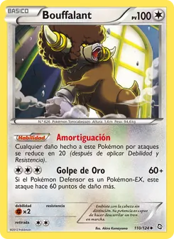Carta Bouffalant de la expansión Dragones Majestuosos, número 110/124