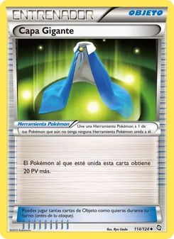 Carta Capa Gigante de la expansión Dragones Majestuosos, número 114/124