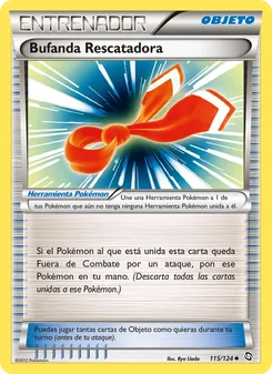 Carta Bufanda Rescatadora de la expansión Dragones Majestuosos, número 115/124