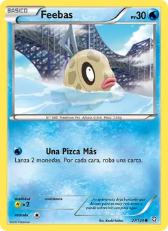 Carta Feebas de la expansión Dragones Majestuosos, número 27/124