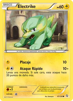 Carta Electrike de la expansión Dragones Majestuosos, número 41/124