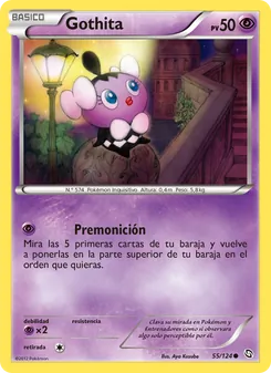 Carta Gothita de la expansión Dragones Majestuosos, número 55/124