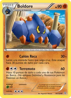 Carta Boldore de la expansión Dragones Majestuosos, número 66/124