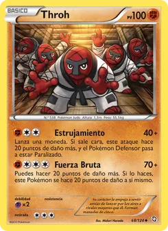 Carta Throh de la expansión Dragones Majestuosos, número 68/124