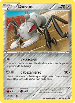 Carta Durant de la expansión Dragones Majestuosos, número 83/124