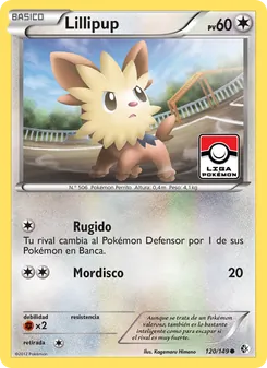 Carta Lillipup de la expansión Fronteras Cruzadas, número 120/149