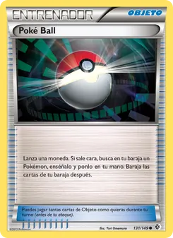 Carta Poké Ball de la expansión Fronteras Cruzadas, número 131/149