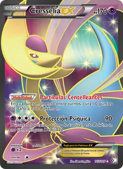 Carta Cresselia-EX de la expansión Fronteras Cruzadas, número 143/149