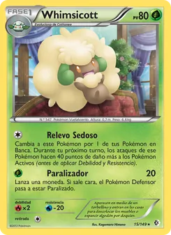 Carta Whimsicott de la expansión Fronteras Cruzadas, número 15/149