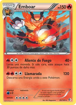 Carta Emboar de la expansión Fronteras Cruzadas, número 26/149
