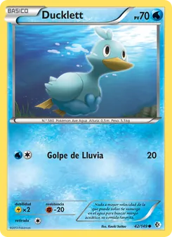 Carta Ducklett de la expansión Fronteras Cruzadas, número 42/149