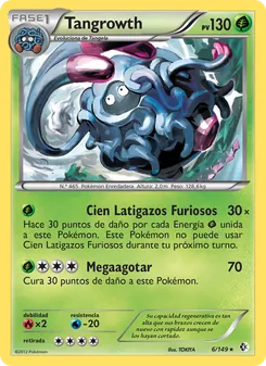 Carta Tangrowth de la expansión Fronteras Cruzadas, número 6/149