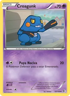 Carta Croagunk de la expansión Fronteras Cruzadas, número 65/149