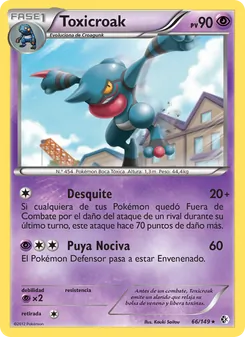 Carta Toxicroak de la expansión Fronteras Cruzadas, número 66/149