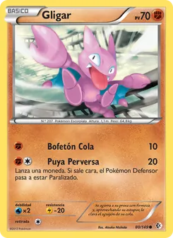 Carta Gligar de la expansión Fronteras Cruzadas, número 80/149